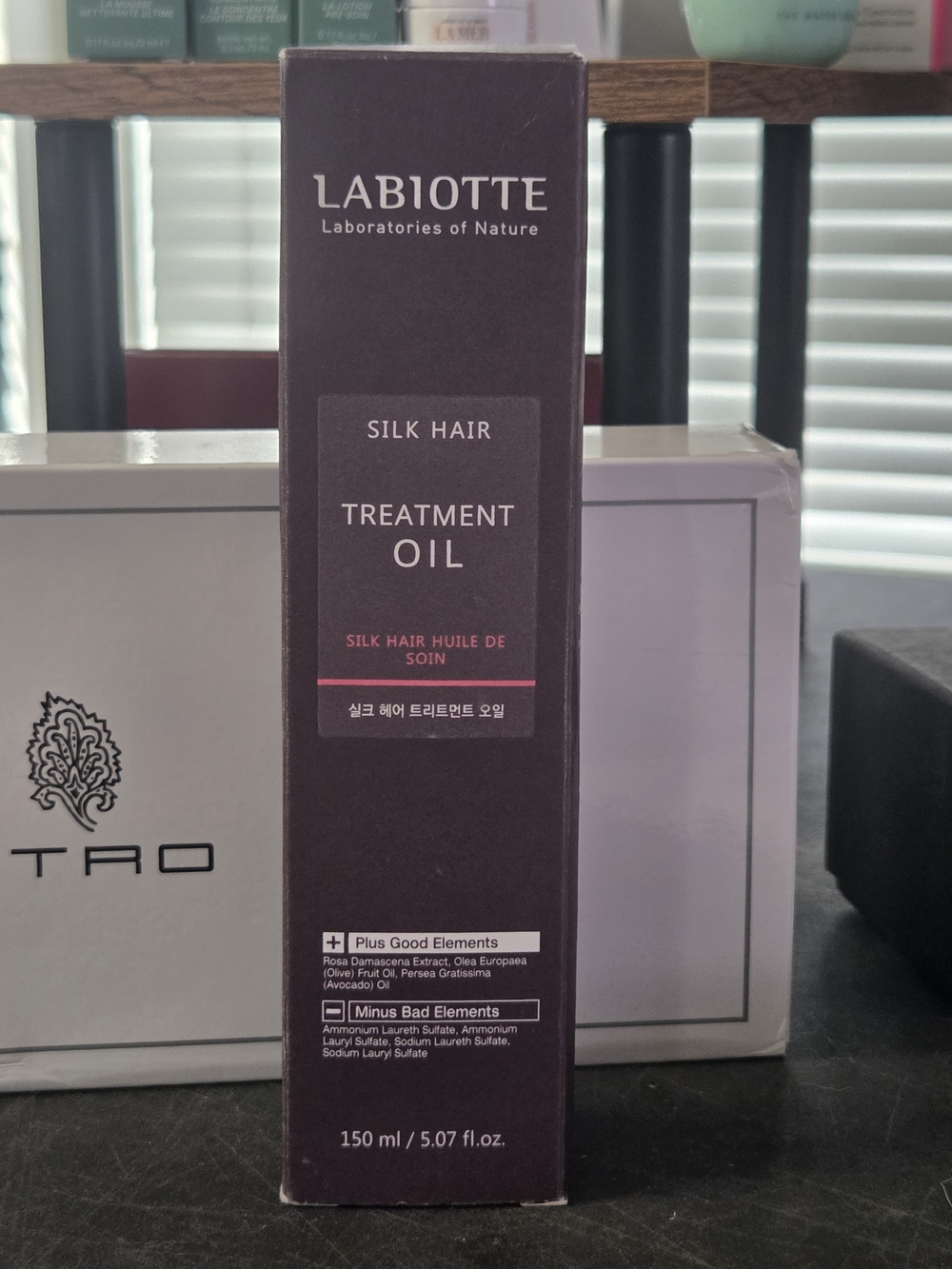 LABIOTTE Silk Hair Treatment Oil - Damask Rose & Botanical Oils (5.07 oz) NIB